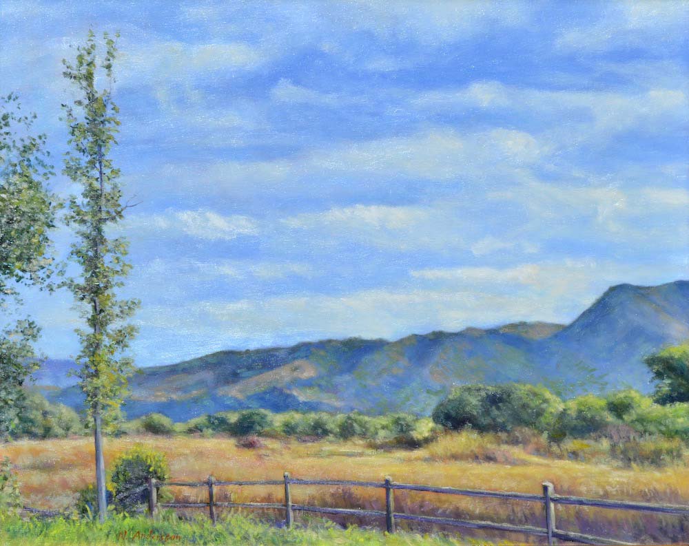 Santa Ynez Valley, oil on linen, 24” x 30”