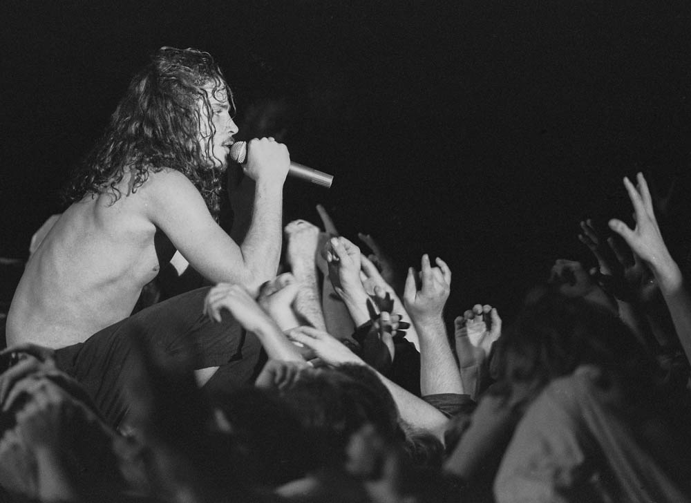 Chris Cornell Paramount Theatre, Seattle, 3/5/1992 Black and white photograph 11” x 14”