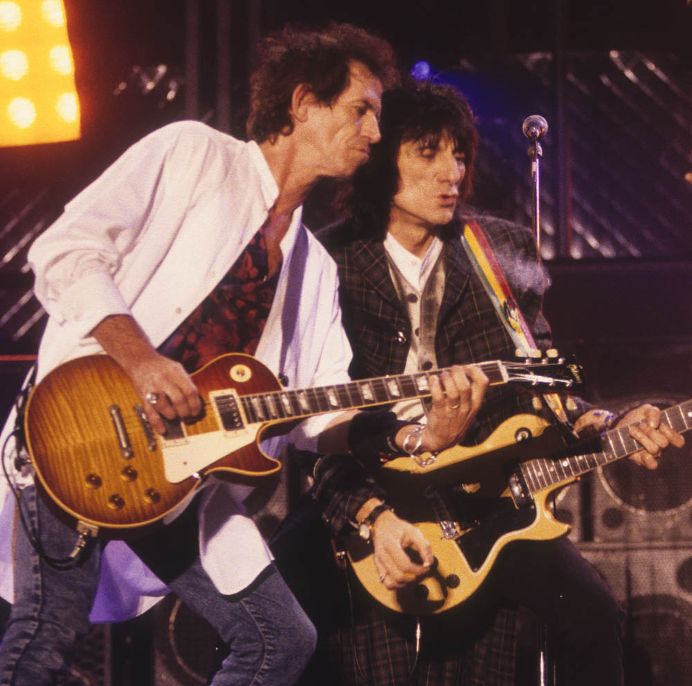 Keith Richards and Ron Wood Kingdome, Seattle, 11/15/1994 Color photograph 11” x 14”