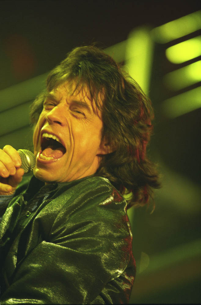 Mick Jagger Kingdome, Seattle, 11/15 1994 Color photograph 14” x 11”