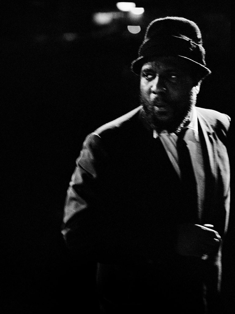 Thelonius Monk, 1963 Black and White Photo 14” x 11"