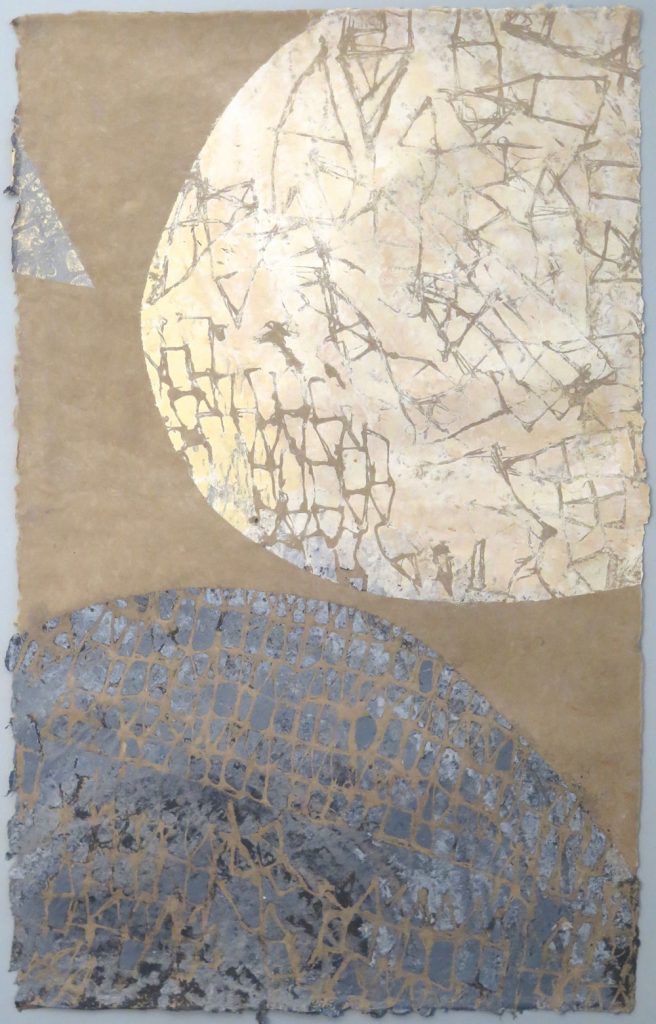 “Protect Our Future” Paper Pulp Painting 47 5/8” x 30”