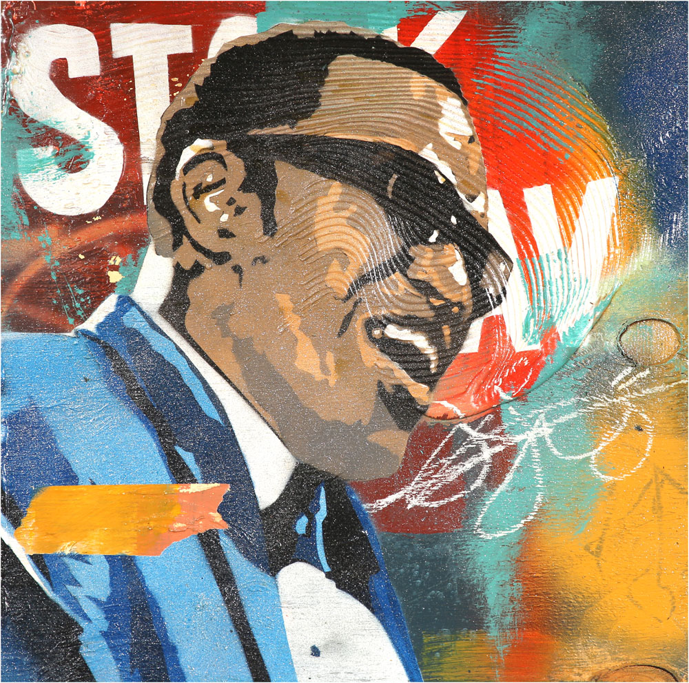 “Ray Charles” Cory Bennett Digital print, Artist’s Proof 24”x24”