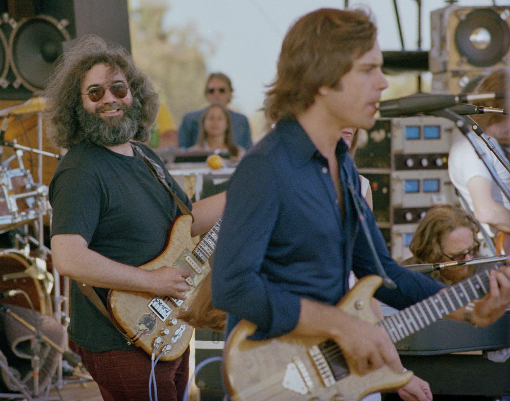 “Smiling Jerry, Campus Stadium, UC Santa Barbara, June 4th, 1978” Color photograph, 11” x 14”