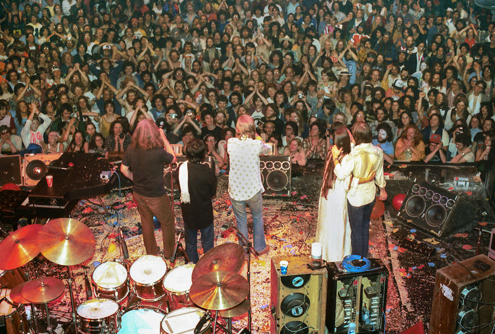 “Closing of Winterland, San Francisco, January 1st, 1978” Color photograph, 16” x20”
